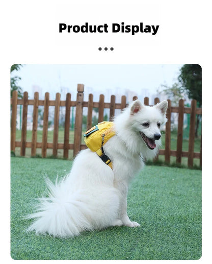 Pet Travel Traction Backpack Dog Bag Snack Toy Garbage Bag Free Hands Cat and Dog Supplies Outgoing Equipment Собака