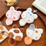 Cute Plush Cat Doll Pendant Girl Backpack Doll Pendant Couple Bag Keychain Decorative Gift shimendi Sécurité et Confort pour Chien chat| Shimendi