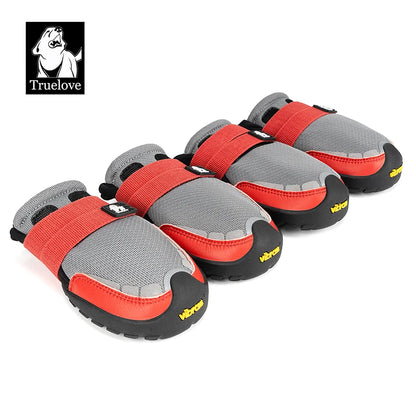 Truelove Pet Shoes Vibram Sole Reflective Durable  Anti-slip Soft Mesh Nylon  Comfortable  Outdoor NEW  2/4pcs Training TLS4862