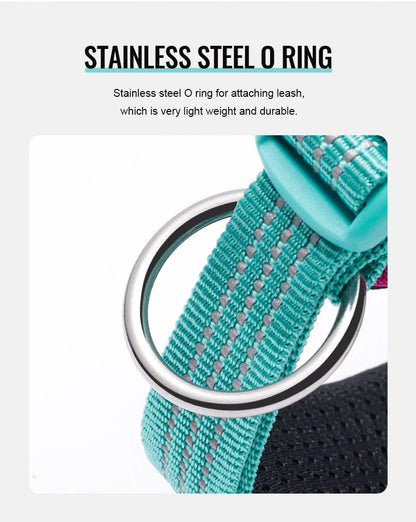 Truelove Pet Collar Reflective Multifunctional Personalized Dog Collar DuPont Soft Breathable Adjustable for Large Dogs TLC5611