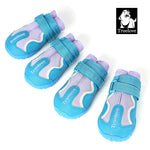 Truelove Dog Shoes for Large Medium Dog Boots & Paw Protectors for Winter Snowy Day Pavement Waterproof with TPR Sole TLS3963 - shimendi