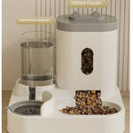 Automatic Feeder Dog Cat Food Bowl With Water Fountain Large Capacity Pet Food Storage Dispenser Container Puppy Pet Accessories - shimendi