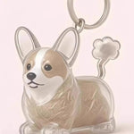 Clear Pet Hair Keychain Cute Dog Fur Keepsake Holder Creative Transparent Pet Hair Memorial Collection Pendant For Dog/Cat shimendi Sécurité et Confort pour Chien chat| Shimendi