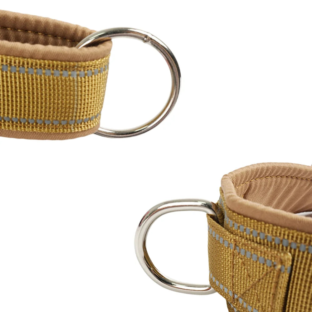 Tactical Anti-Pull Dog Harness - 1000D Nylon Adjustable for Large Dogs, Outdoor Training Vest with Handle & Reflective