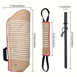 Kangdarpet Dog Chew Training Set with Training Stick Chew Set Dog Chew Pillow Stick, Tug of War Toy Training Dog Stick shimendi Sécurité et Confort pour Chien chat| Shimendi