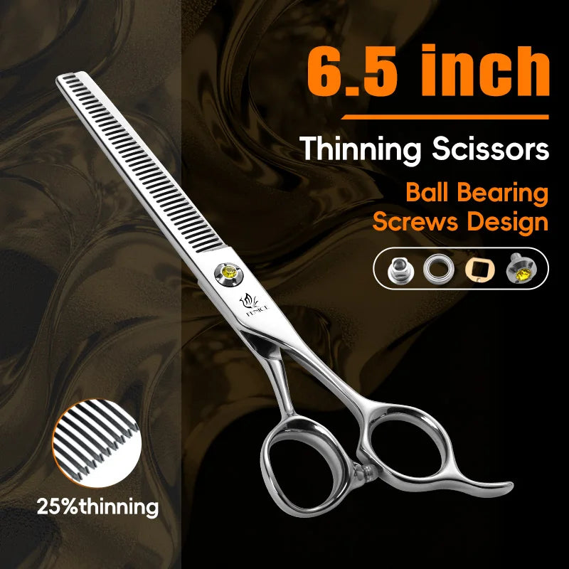 Fenice High-grade JP440C Alloy Steel 7.0/7.5 inch Pet Grooming Scissors Dog Hair Cutting Shears Tool for Pet Groomer Beautician