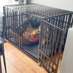 XXL Large Heavy Duty Dog Crate Strong Pet Cage Tear - shimendi