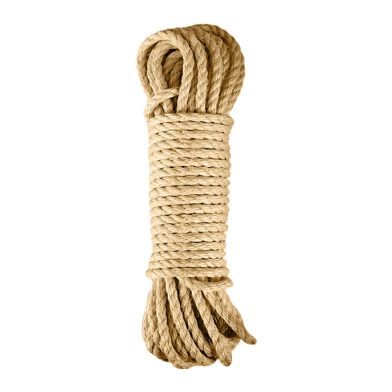 Natural Sisal Rope for Cat Tree DIY Scratching Post Toy Climbing Frame Replacement Kitten Claw Scratch Furniture Handmade Ropes