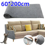 60x200cm Self-adhesive Cat Scratcher Sofa Protector Cats Scratcher Pad Board Protection Trimmable Carpet DIY Cat Scratch Mat - shimendi