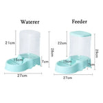3.8L PP material Pet feeder Pet Water Fountain Drink Bowl Automatic Pet Feeder Large Cat Dog Food Dispenser - shimendi