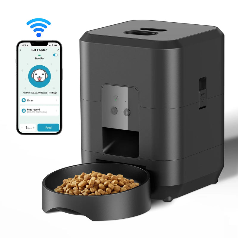 Smart Pet Feeder Automatic Cat Feeder Dog Slow Food Machine With Timed Quantitative Automatic Cat Food Dispenser Cat Dog Bowl - shimendi