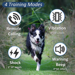 Dog Training Collar 6500FT with Remote Innovative IPX7 Waterproof with 4 Training Modes Rechargeable E-Collar for All Breeds shimendi Sécurité et Confort pour Chien chat| Shimendi