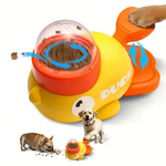 Little yellow duck pet leaking device pet interactive toys educational training device pet feeding device puppy leaking toys - shimendi