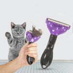 Pet Cat Hair Removal Combs Pet Grooming Brush Dogs Cats Hair Shedding Massage Combs Cat Hair Remover Cleaning Grooming Cat Brush - shimendi