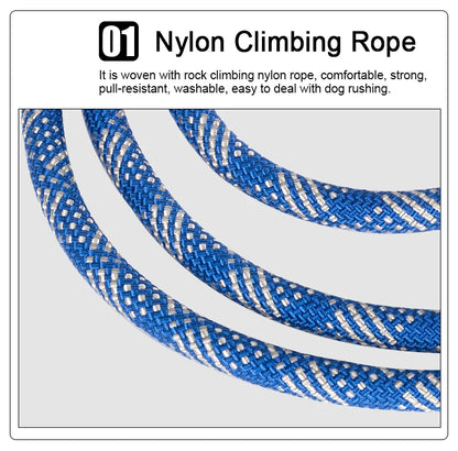 Truelove Pet Training Leash and Collar Durable Slip Lead Dog Leash Heavy Duty Comfortable Strong Rope Leash No Pull Pet TLL2575