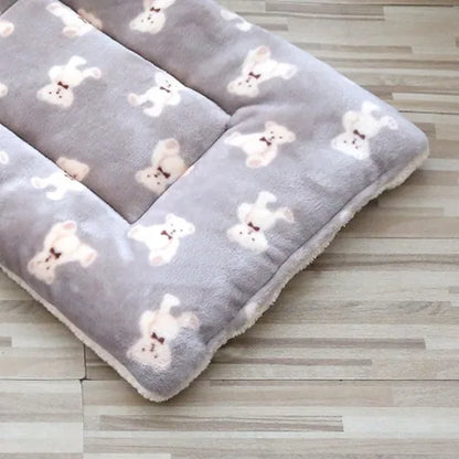 12 Color Dog Bed Mat Portable Pet Sleeping Bed Plush Blanket Washable Cat Bed Sofa Home Travel Comfort Warm Soft Flannel Blanket