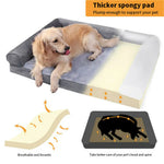 Dog Bed Extra Large Orthopedic Pet Mattress Couch Sleeping Bed Cushion with Removable Washable Cover Soft Sponge Foam - shimendi