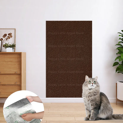 Cat Scratch Protector with Selfadhesive Freeform Cutting Carpet Mat Cat Scratch Protection Furniture Pet Training Sofa Protector