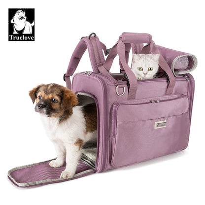 Truelove Waterproof Pet Carrier Bag for Small Dogs Cats High-Grade Polyester,Eco-Friendly & Airline Approved Design TLX2971