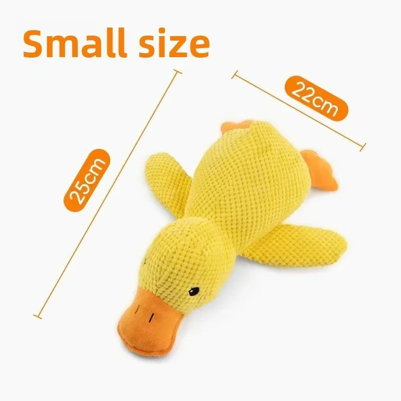 1/3PCS Things For Dogs Dogs Accessories Dog Supplies Calming Duck Squeaky Plush Toy Luxury Sleep Aid Durable Puppy Companion Pet