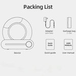 Smart Cat Litter Box Fully Automatic Large Capacity Cat Litter Box Semi-enclosed Smart Cat Toilet APP Remote Control shimendi Sécurité et Confort pour Chien chat| Shimendi