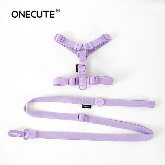 dog harness dog collar dog leash Macarone color cat accessories pet small dog accessories small dog harnessdog supplies - shimendi