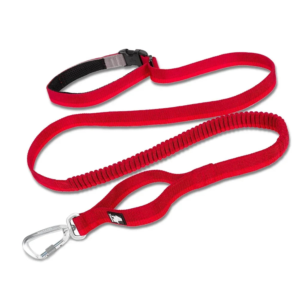 Truelove Pet Running Bungee Leash Hands Free Dog Leash Medium Large Dogs Professiona Carabiner Reflective Stitches NEW TLL2271