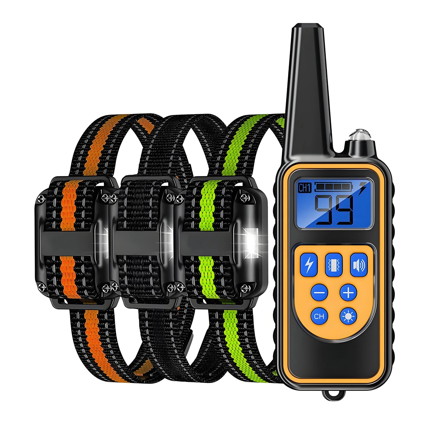 800m Dog Training Collar LCD Screen Waterproof Pet Electronic Collar Remote Control Trainer For Most Dogs