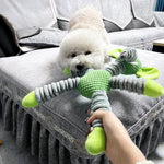 Indestructible Large Dog Sound Squeaky Toys Animals Shape Pet Soft Plush Chew Molar Training Toy Puppy Bite Teeth Dental Toys - shimendi