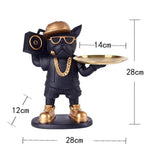 Jewelry Trinket Tray Candy Dog Statue Storage Box Animal Figurine Organizer for Entrance Living Room Countertop Cabinet Entryway shimendi Sécurité et Confort pour Chien chat| Shimendi
