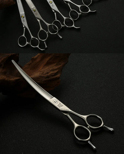 Fenice High-grade JP440C Alloy Steel 7.0/7.5 inch Pet Grooming Scissors Dog Hair Cutting Shears Tool for Pet Groomer Beautician