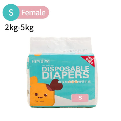 Super Absorption Dog Diapers Female Dog Physiological Pants Puppy Underwear Disposable Leakproof Nappies Dogs Sanitary Pants