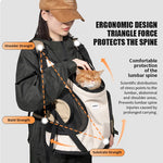 Pet Chest Backpack Front Carrying Tote Backpack Dogs and Cats Breathable Portable Outdoor Bag Shoulder Cat Bag shimendi Sécurité et Confort pour Chien chat| Shimendi