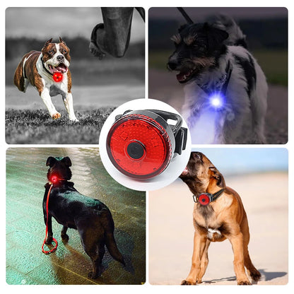 1-5Pcs LED Light Dog Collar Night Walking Pet Cat Glowing Pendant Safety Luminous Collar Dog USB Rechargeable 3 Modes Flashlight