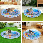 Pet Sensory Water Mat Thickened Inflatable Sea Ocean Water Mat For Cat Pet Supplies Cleaning Cooling Mat Cat Pets Accessories shimendi Sécurité et Confort pour Chien chat| Shimendi
