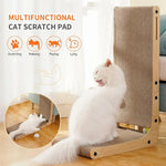 Scraper for Cats Cardboard Large/Small L-shape Wear-resistant Scratch-resistant Cat Scratching Post Cat Toy Pets Cat Accessories shimendi Sécurité et Confort pour Chien chat| Shimendi