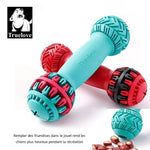 Truelove Pet Super Durable Leak-proof Treat Dispenser Dog Toy Dumbbell Slow Feeder IQ Training Playing Teething Dog TLT2606 shimendi Sécurité et Confort pour Chien chat| Shimendi