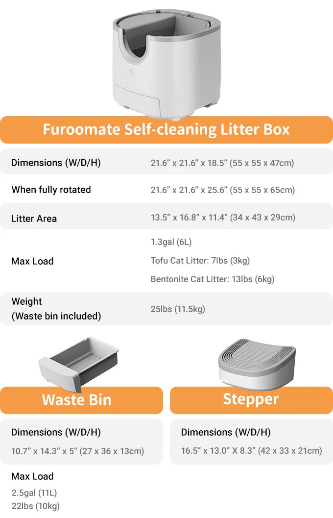 Self-Cleaning Cat Litter Box Open-Top Design with Advanced Safety Sensors Extra Large Capacity for Multi-Cat Homes Hassle-Free