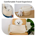 ONECUTE Foldable Pet Carrier Backpack for Small Dogs Cats Travel Tote for Chihuahua Yorkshire Puppy Outdoor Indoor Vet Visit shimendi Sécurité et Confort pour Chien chat| Shimendi
