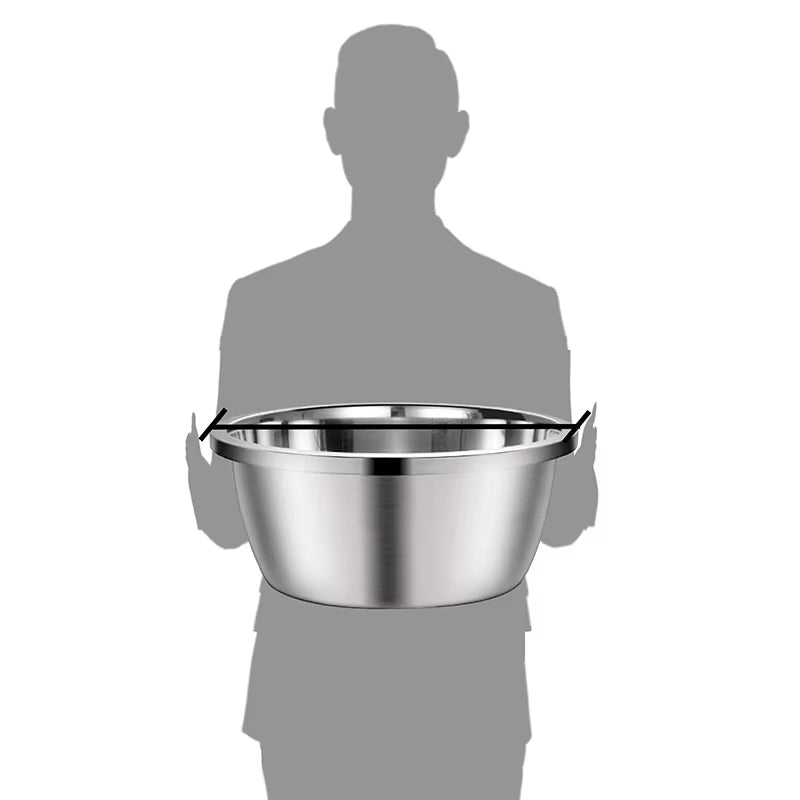 Stainless Steel Bowls for Dogs Eco-Friendly Smooth Edge Stable Bottom Pet Food Water Bowl for Small Medium Large Dogs