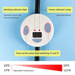 Electric Pet Heating Pad Cosy Removable Cover Waterproof Dog Bed Mat 7 Level Adjustable Temperature Chew Resistant Cord