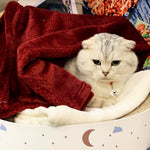 Pet Blanket Dog Fluffy Towel Blanket Fleece Sleeping Cover Towel Cushion for Dog Cats Mat Bed,Blanket for Beds Winter Warm
