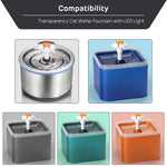 Water Fountain Carbon Replacement Filters for 304 Stainless Steel Cat Drinking Fountain 4PCS Filters Pet Supplies