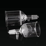 1PCS 35Ml 60Ml 100Ml 150Ml 250Ml 500Ml 1000Ml 2000Ml 24# Lab Glass Suction Filter Funnel with Glass Hole Filter Plate