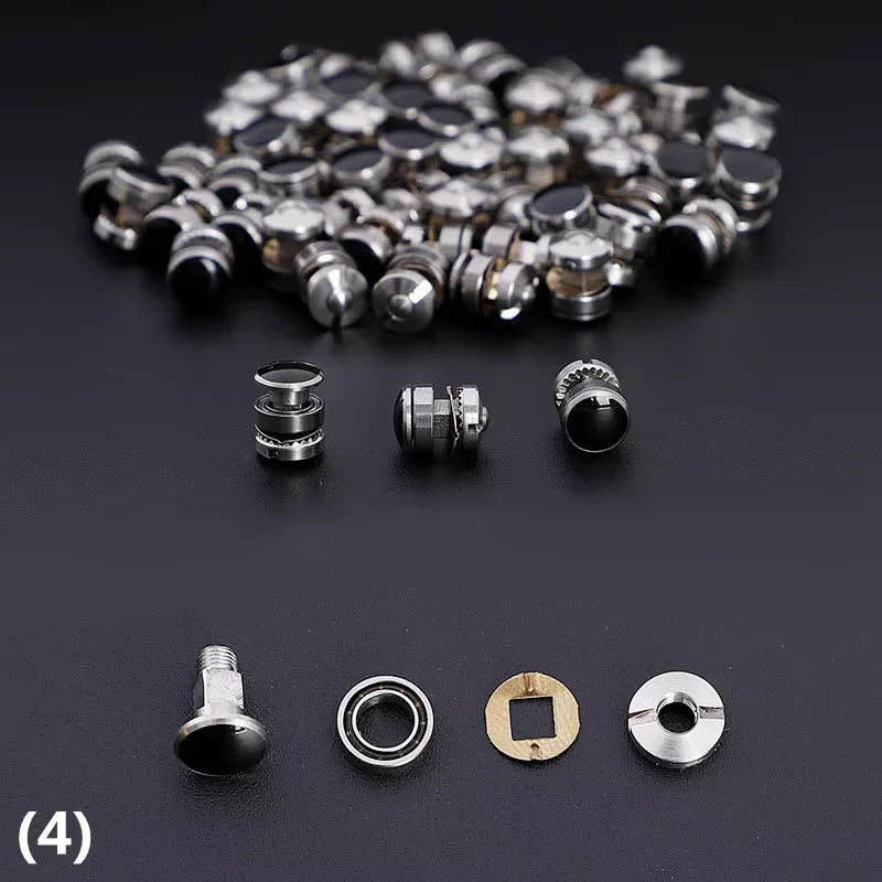1 Box Full Set of Stainless Steel Hair Scissor Bearing Screw Tornillo Parts Haircut Salon Barber Repair Kit Parafuso Accessory