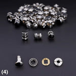 1 Box Full Set of Stainless Steel Hair Scissor Bearing Screw Tornillo Parts Haircut Salon Barber Repair Kit Parafuso Accessory